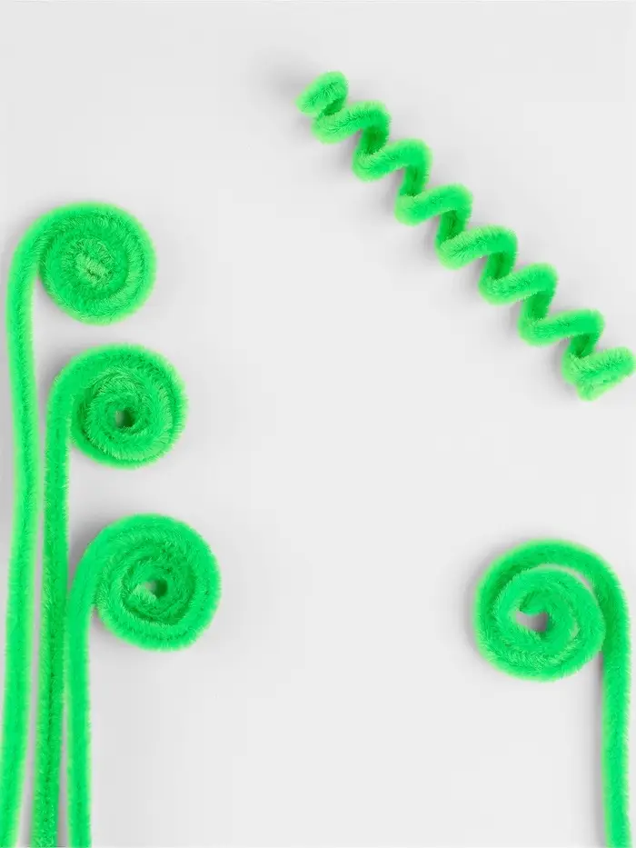 Синельная проволока, набор 50 шт., зелёная, 30 см