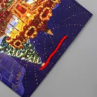 Пакет подарочный новогодний ламинированный, &laquo;Новогодний парк&raquo;, 26&times;12&times;32 см