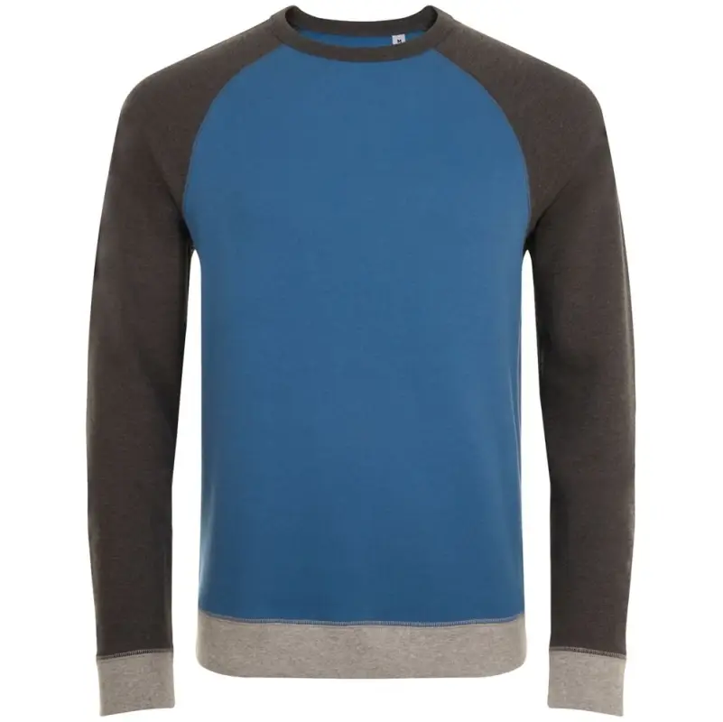 Толстовка унисекс Sandro синий/черный меланж, размер XS Толстовка унисекс Sandro синий/черный меланж, размер XS