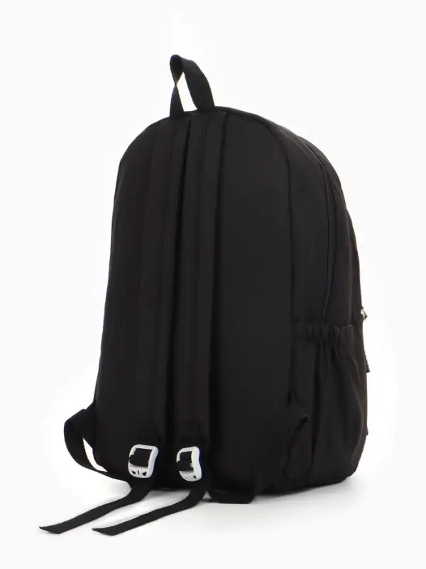 Рюкзак школьный на молнии, с карманами, с принтом, размер 30×13×43 см, чёрный Рюкзак школьный на молнии, с карманами, с принтом, размер 30×13×43 см, чёрный