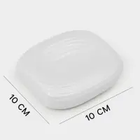 Набор для ванной Love, 4 предмета, дозатор для мыла, 2 стакана, мыльница, 200 мл, керамика, белый