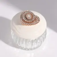 Шкатулка стеклянная &laquo;Сердце в стразах&raquo;, 7.5&times;7.5&times;7.5 см