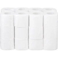 Бумага туалетная JOYeco 2сл натур бел вторич втул 25м 24рул/уп