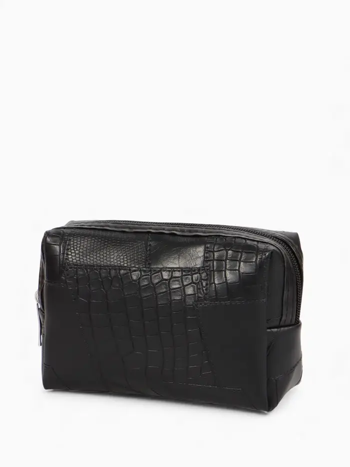 Косметичка дор Одноцвет, 16*5*10, отдел на молнии, черный