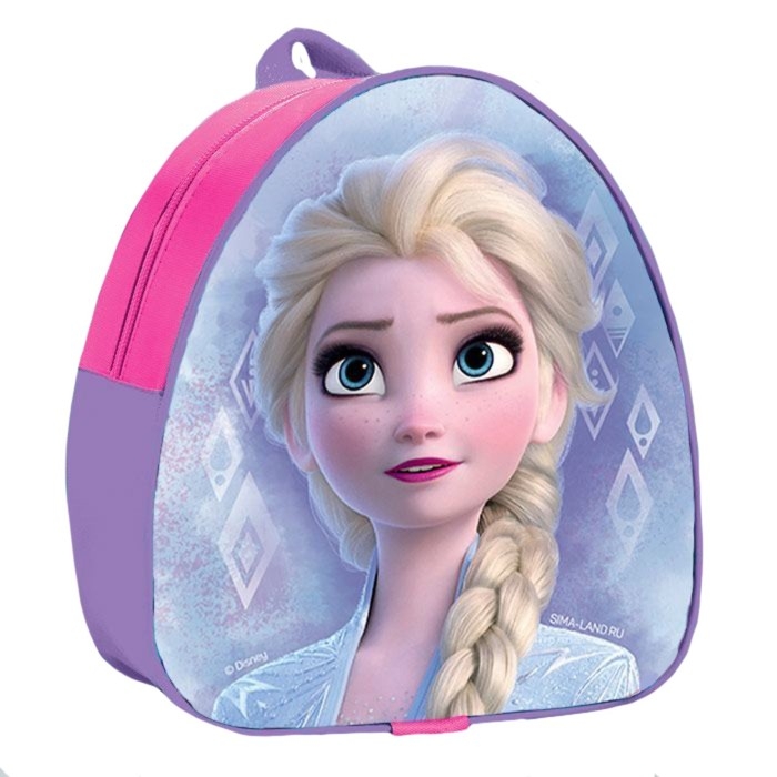 Рюкзак детский для девочки, 23х21х10 см, Холодное сердце
