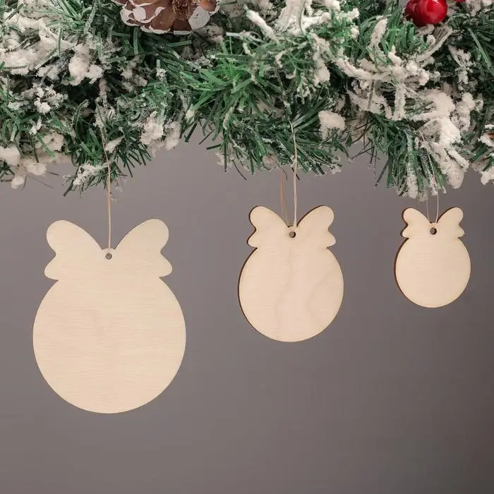 Набор "Шар с бантом" (3шт), 8х10см,5,7х7см,4х5см