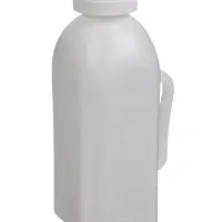 Бутылка для выпойки телят, 2 л, с ручкой, пластик, белая