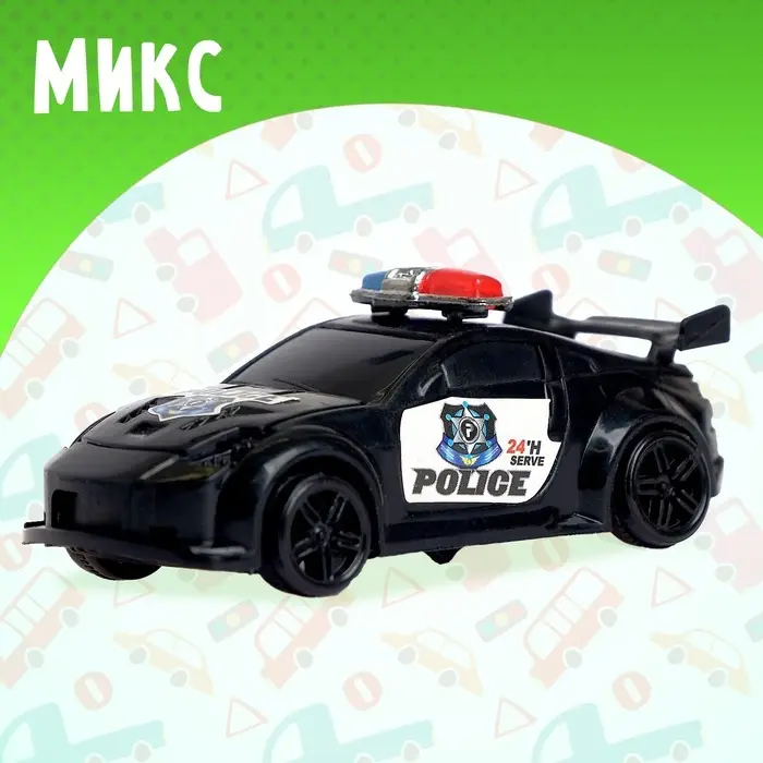 Машина «Дорожный патруль», МИКС Машина «Дорожный патруль», МИКС