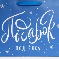 Пакет подарочный новогодний ламинированный &laquo;Подарок под елку&raquo;, ML 27 х 23 х 11.5 см