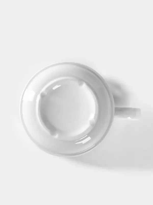 Чашка Добрушский завод &laquo;Бельё&raquo;, 220 мл, фарфор, белая