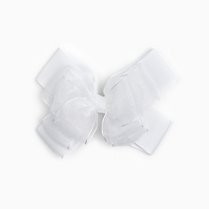 Выпускной. Бант для волос на заколке, 13 см, Минни Маус