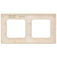 FLITE CLASSIC Рамка 2-местная РУ-2-К-ФлСл сливочный IEK