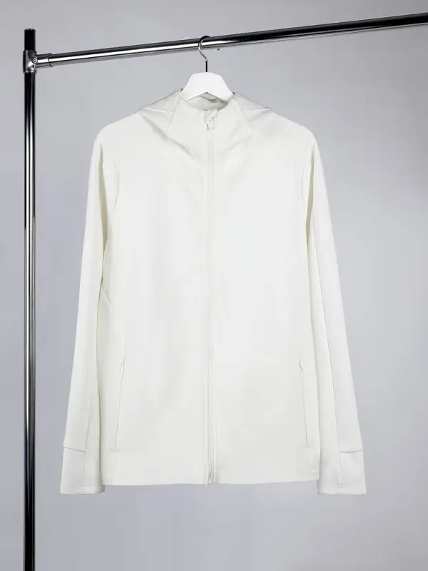 Куртка с капюшоном унисекс Begi, молочно-белая, размер S Куртка с капюшоном унисекс Begi, молочно-белая, размер S