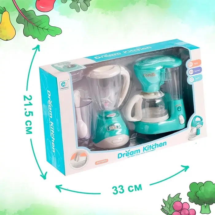 Набор игровой бытовой техники &laquo;Для кухни&raquo;, блендер, кофеварка, со световыми и звуковыми эффектами