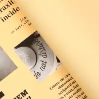 Пленка флористическая "Газета любви" 65мкм, 50х57 &plusmn;1см