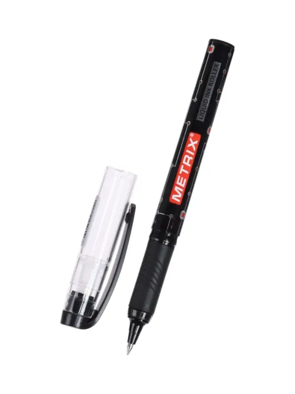 Ручка - роллер Erich Krause METRIX, узел 0.5, чернила чёрные, длина письма 1200 метров