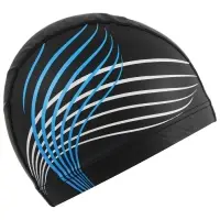 Шапочка для плавания взрослая ONLYTOP, тканевая, обхват 54-60 см, МИКС