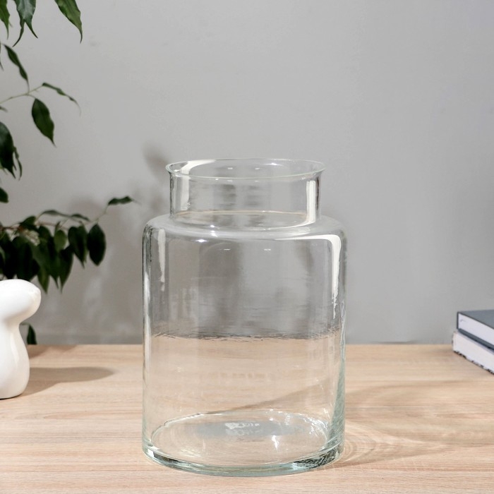 Ваза  Ваза "Кассандра-3 Флорариум банка" d-14,5см  h=26х19 см,  (2696)