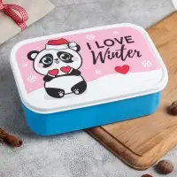 Ланч - бокс I love winter, Панда 1,2 л