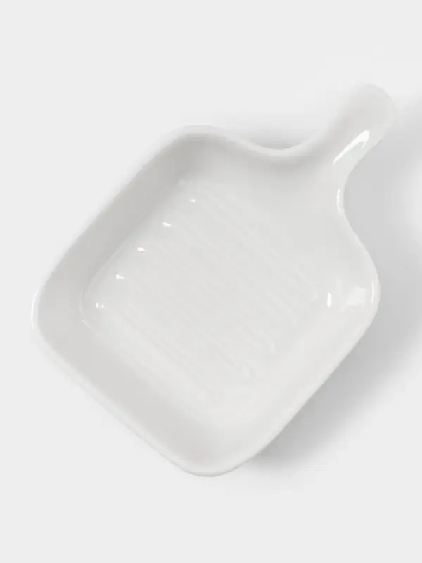 Набор соусников с ручкой Набор соусников с ручкой "Сковорода", 4шт 10,5х7,2х2,2 см, цвет белый