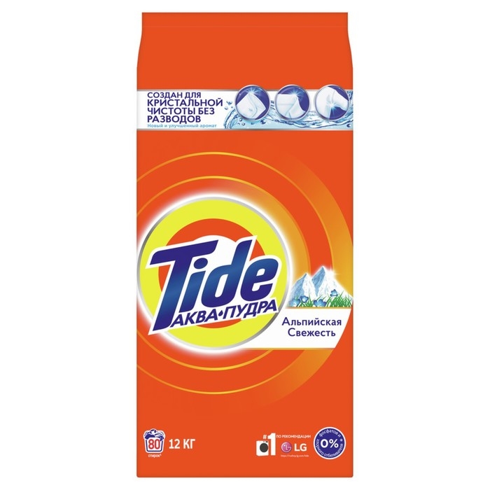 Стиральный порошок Tide  Стиральный порошок Tide "Альпийская свежесть", автомат, 12 кг