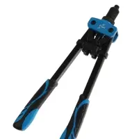 Заклепочник ТУНДРА, 360 мм, двуручный, заклепки 2.4 - 3.2 - 4 - 4.8 - 6.4 мм