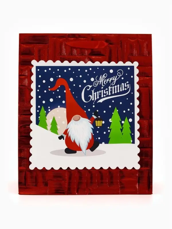 Набор подарочных пакетов «Новый год», 2 шт,  25,4 × 30,5 × 12,7 см