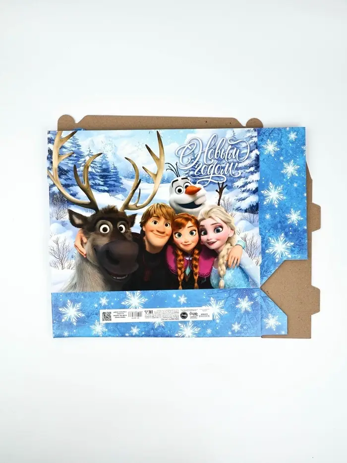 Коробка подарочная "С Новым годом!", Холодное сердце, 33,7 х 27,7 х 7,9 см