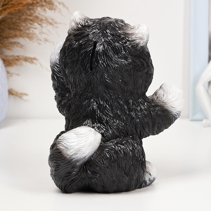 Копилка Копилка "Радостный кот" черный, 20см