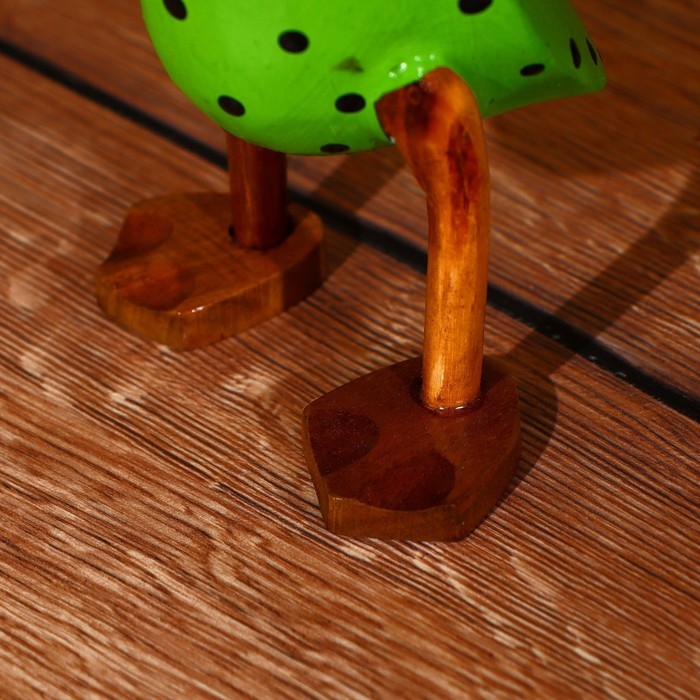 Сувенир Сувенир "Утка в горошек" дерево 25 см