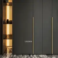Ручка CAPPIO RT001AU, L=1000 мм, м/о 960 мм, цвет сатиновое золото, 4 шт.