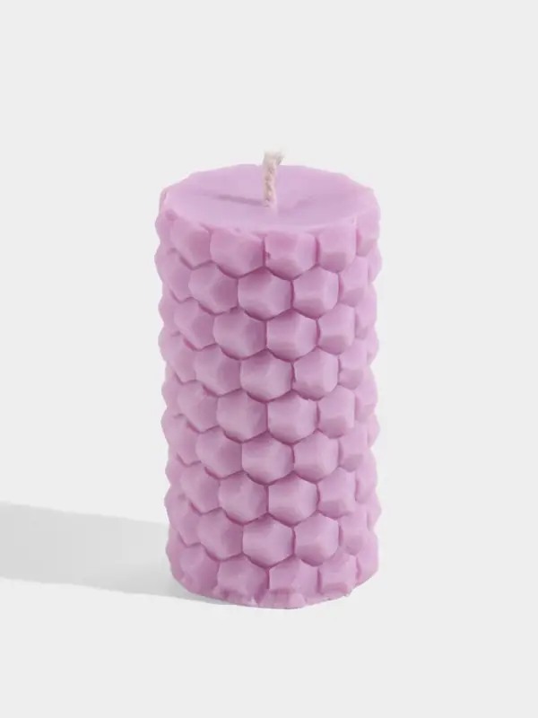 Свеча &laquo;Соты&raquo;, 5&times;5&times;8 см, соевый воск