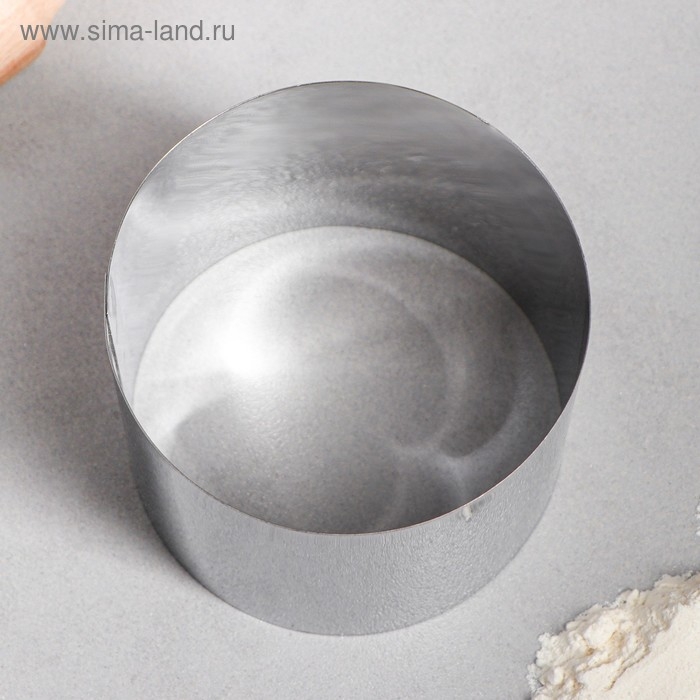 Форма для выпечки и выкладки «Круг», h-8,5, d-10 см Форма для выпечки и выкладки «Круг», h-8,5, d-10 см