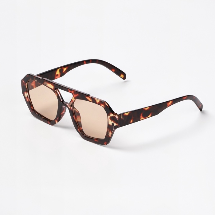 Очки солнцезащитные, UV 400, линза 4.1 х 5.2 см, ширина 14.4 см, дужка 13.8 см Очки солнцезащитные, UV 400, линза 4.1 х 5.2 см, ширина 14.4 см, дужка 13.8 см