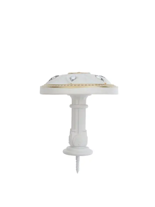 Крючок для штор CAPPIO KS032, d=98 мм, цвет белый с золотом, 2 шт Крючок для штор CAPPIO KS032, d=98 мм, цвет белый с золотом, 2 шт