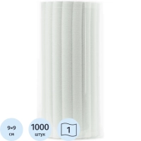 Салфетки бумажные костеры подставка AIRLAID диам 9см бел1сл 1000шт/уп 55101