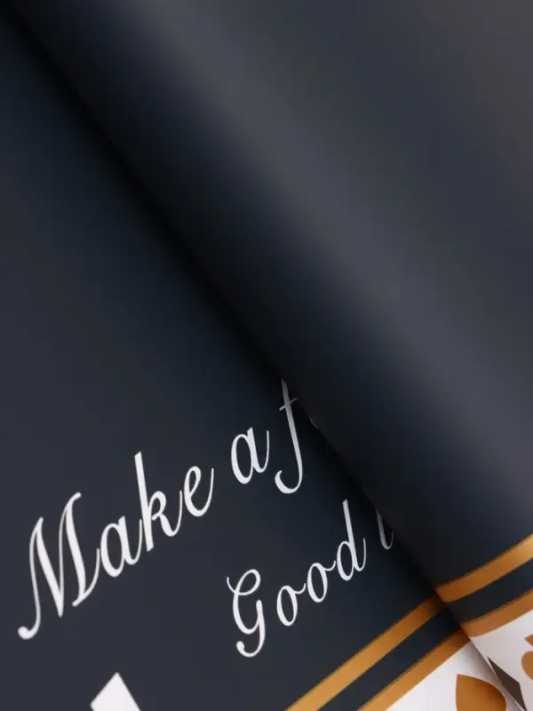 Пленка для цветов, "Удача", тёмно-синий, 57х57 см