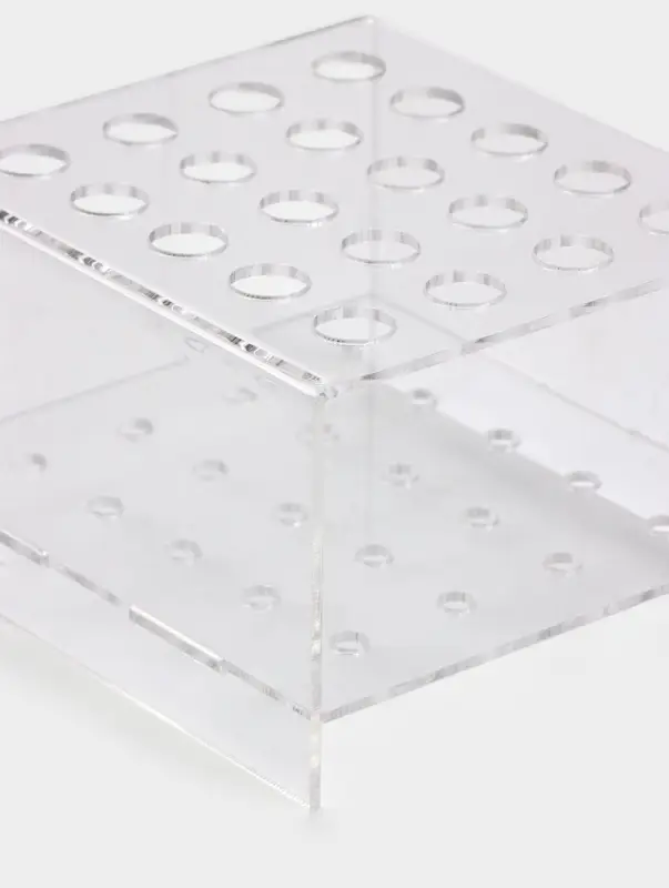 Подставка под ручки и карандаши на 20 шт., 10&times;9.5&times;6 см, оргстекло 2 мм