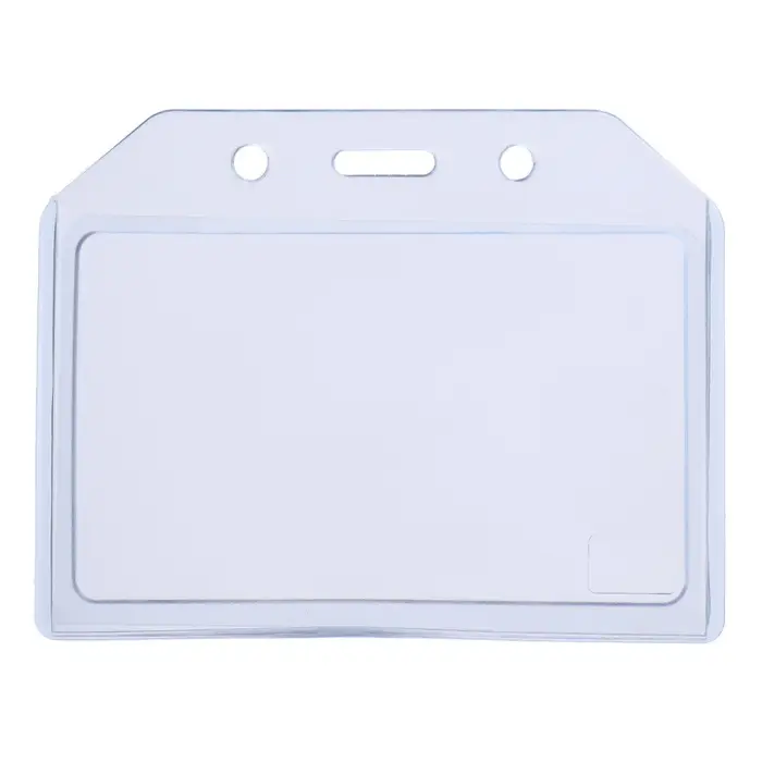 Набор бейджей горизонтальных 85×54 мм, ErichKrause, прозрачный корпус Набор бейджей горизонтальных 85×54 мм, ErichKrause, прозрачный корпус