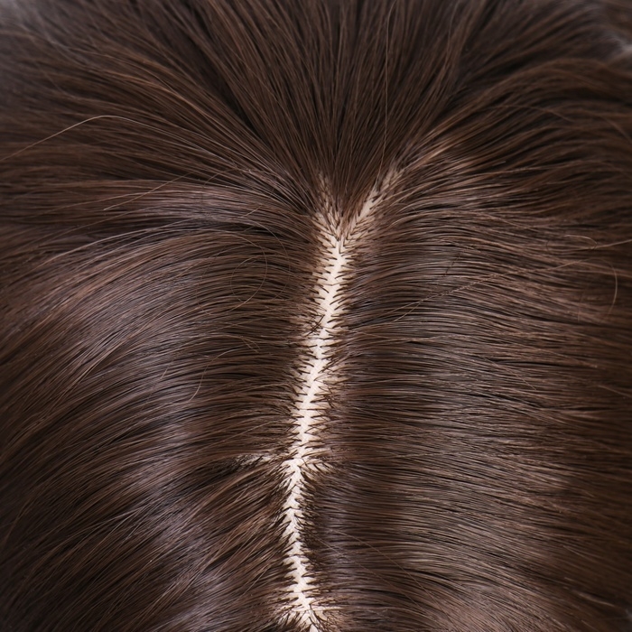 Парик искусственный, имитация кожи, 60 см, 160 гр, цвет русый Парик искусственный, имитация кожи, 60 см, 160 гр, цвет русый