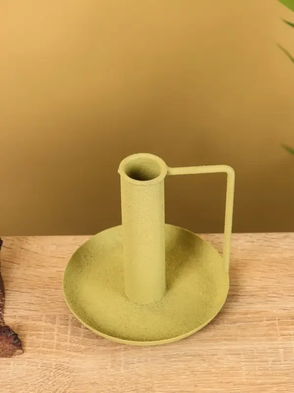 Подсвечник на 1 свечу текстурный с ручкой и блюдцем «Оливковый», 10×10×9.5 +/- 0.5 см Подсвечник на 1 свечу текстурный с ручкой и блюдцем «Оливковый», 10×10×9.5 +/- 0.5 см