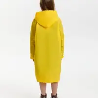 Дождевик детский RainDrop Kids, желтый, 8 лет (рост 118-128)