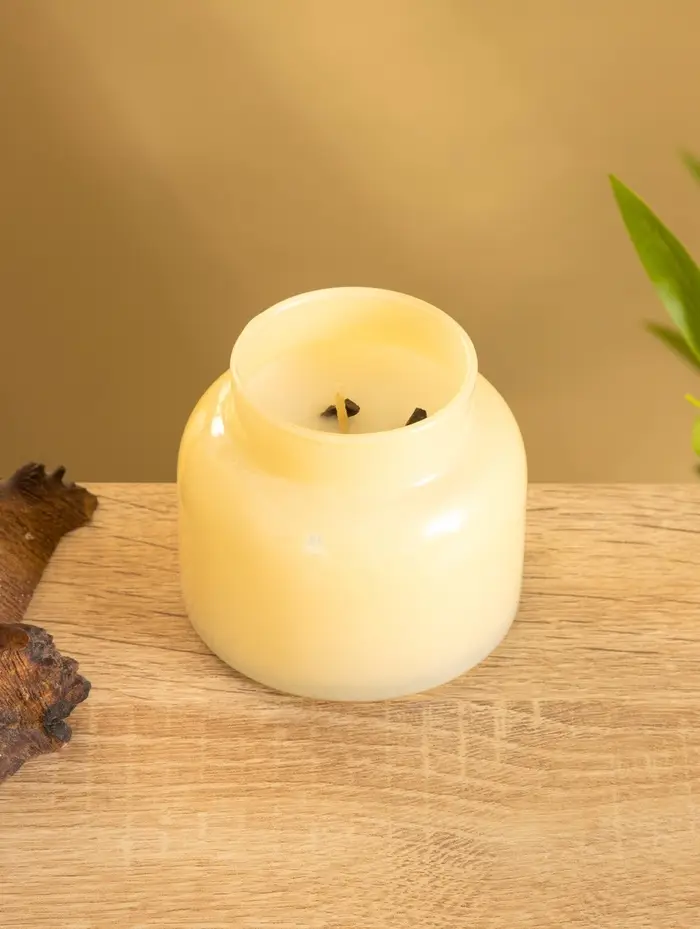 Свеча с травами в банке Earthy collection "Sacred Garden" 200 гр, соевый воск