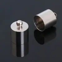 Концевик-шапочка, СМ-167, набор 5 шт. 11&times;14 мм, цвет серебро