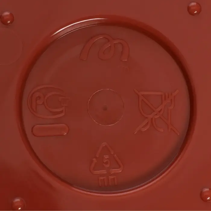 Горшок для цветов с поддоном &laquo;Фелиция&raquo;, 1.8 л, d=17.7 см, h=13.6 см, пластиковый, терракотовый