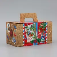 Коробка Новогодняя подарочная "Почта" 27 х 14,5 х 16 см