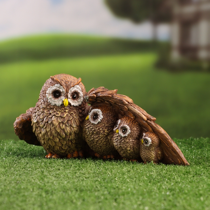 Фигурка Фигурка "Семейство сов" 21х11х10см