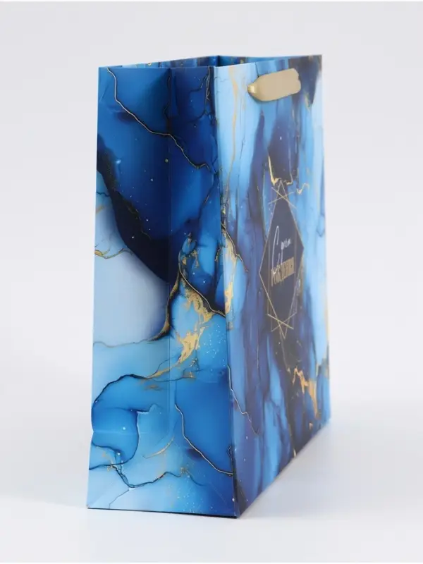 Пакет подарочный &laquo;С Днём рождения&raquo;, 30&times;25.5&times;9 см