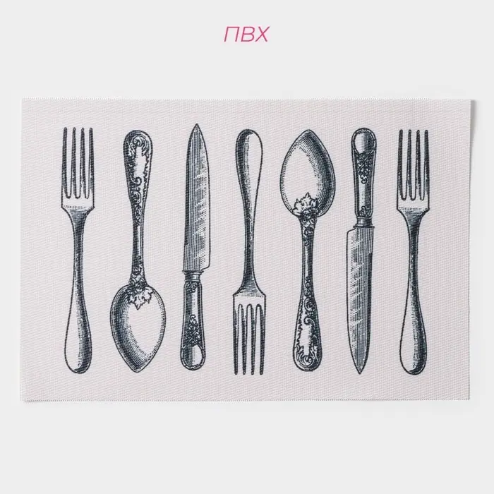 Салфетки сервировочные на стол Доляна &laquo;Сервировка&raquo;, 4 шт., 30&times;45 см, белые