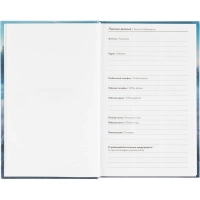 Ежедневник недатированный А5 Утро в лесу 7БЦ, матовый, 128л